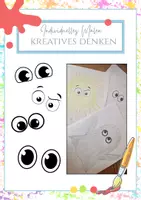 Vorschau - Arbeitsblätter - Vertretung Kunst individuelles gestalten - Deckblatt