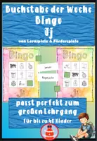 Vorschau - Stationenlernen - Bingo Laut J - Lauterkennung und phonologische Bewusstheit - Buchstabe der Woche - Deckblatt