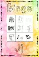 Vorschau - Stationenlernen - Bingo Laut J - Lauterkennung und phonologische Bewusstheit - Buchstabe der Woche - Seite 3