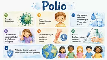 Vorschau - Arbeitsblätter - Arbeitsblätter "Polio" + Lösung & MP3 + Infografik - Seite 3