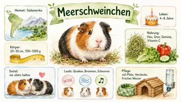 Vorschau - Arbeitsblätter - Arbeitsblätter zum Thema "Meerschweinchen" + Lösung & MP3 + Infografik - Seite 3
