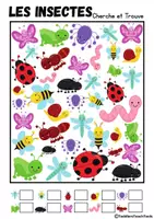 Aperçu - Matériel pour travaux manuels / dessin - Cherche et Trouve les insectes - Page 2