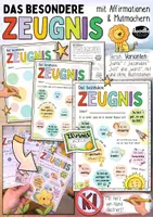 Vorschau - Poster - Das besondere Zeugnis / Zeugniszusatz mit Mutmachern Grundschule - Deckblatt