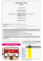 Vorschau - Unterrichtsreihen - Mathe-Basics-Trainer Klasse 4 | Grundlagentraining für jeden Tag | 52 Wochenblätter mit 20 Aufgaben | Übungen, Aufgaben, Kopiervorlagen mit Lösungen - Seite 1