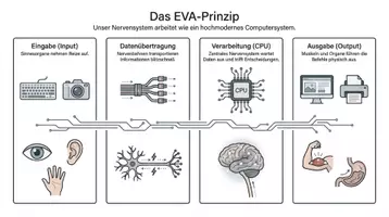 Vorschau - Arbeitsblätter - Nervensystem Aufbau Biologie Arbeitsheft PLUS Lernposter - Seite 2
