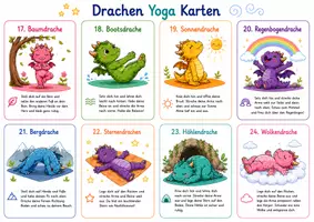 Vorschau - Bildkarten - Gefühlsdrachen Meine Gefühle Yogakarten - Seite 1
