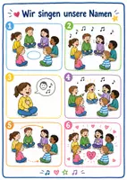 Vorschau - Lehrpläne/Lehrermaterial - Wir singen unsere Namen – Kennenlernlied - Seite 3