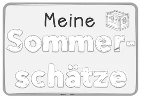 Vorschau - Arbeitsblätter - Meine Sommerschätze - Projekt zum Schulstart - Seite 3
