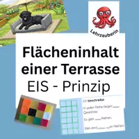 Vorschau - Stundenentwürfe - Flächeninhalt Rechteck I EIS-Prinzip I Mathe 5 - Deckblatt