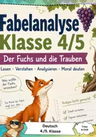 Vorschau - Arbeitsblätter - Fabeln Klasse 4 5 Deutsch - Deckblatt