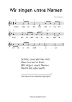 Vorschau - Lehrpläne/Lehrermaterial - Wir singen unsere Namen – Kennenlernlied - Seite 2