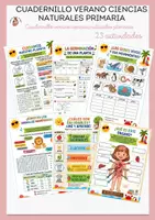 Vista previa - Tarjetas / Manipulativos - CUADERNILLO VERANO CIENCIAS NATURALES PRIMARIA - Portada