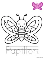 Aperçu - Matériel pour travaux manuels / dessin - Activité de coloriage des insectes - Page 1