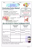 Vorschau - Arbeitsblätter - Ernährungspyramide Zucker - Seite 3