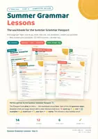 Vorschau - Arbeitsblätter - Summer Grammar Lessons – Übungsheft Englisch 6. Klasse Gymnasium | Ferien-Grammatik mit Lösungen (LehrplanPLUS Bayern) - Deckblatt