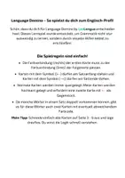 Vorschau - Arbeitsblätter - Simple Present "Do oder Does? He she it, das -s muss mit!" 🧩Domino & Satzbau-Spiel - Seite 1
