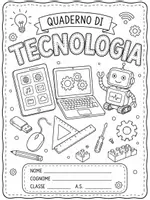 anteprima - Schede informative - Copertina Tecnologia - quaderno scuola primaria - Pagina 1