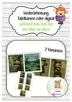 Vorschau - Präsentationen/Tafelbilder - Bildkarten zum Musizieren mit der Hexe im Moor - Deckblatt