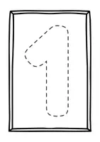 Vorschau - Arbeitsblätter - Zahlen zum Ausschneiden und Aufkleben - Seite 3