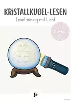 Vorschau - Aufgabenkarten - Kristallkugel-Lesen - Lesetraining mit Licht (Wörter) - Deckblatt