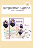 Vorschau - Poster - Komponisten-Steckbrief & Poster: Robert Schumann - Deckblatt