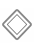 Vorschau - Mal- und Bastelvorlagen - Ausmalbilder Thema Verkehrsschilder / Verkehrszeichen - Grundschule - Bastelvorlagen - Seite 2