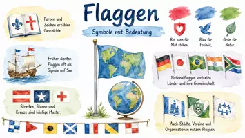 Vorschau - Arbeitsblätter - Arbeitsblätter zum Thema "Flagge" + Lösung & MP3 + Infografik - Seite 3