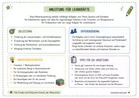 Vorschau - Arbeitsblätter - Vertretungsstunden Deutsch – Kleine Aufgaben für zwischendurch (Klassen 3–7) - Seite 2