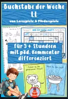 Vorschau - Stundenentwürfe - Komplette Buchstabeneinführung L für die 1. Klasse - vom Laut zum Buchstaben - Buchstabe der Woche - Deckblatt