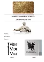 Aperçu - Préparation de séquence / Séquence complète - Latin Forum 10H_Dossier supplémentaire + corrigé - Page de couverture
