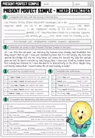 Vorschau - Arbeitsblätter - PRESENT PERFECT SIMPLE - Worksheet Package - Seite 1
