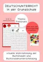 Vorschau - Unterrichtsreihen - Buchstabensuchsel für die Freiarbeit/Buchstabenweg 1. Klasse - Deckblatt