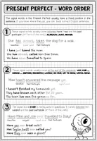 Vorschau - Merkblätter - Present Perfect Simple - Word Order (Merkblatt / Poster) - Seite 3