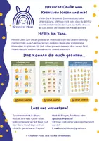 Vorschau - Anderer Materialtyp - Löwenklasse - Frohe Ostern Kärtchen Grundschule | Klassentier Löwe | Osterkarten in 2 Größen - Seite 3