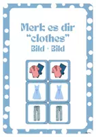 Vorschau - Arbeitsblätter - CLOTHES - Materialpaket - Seite 1