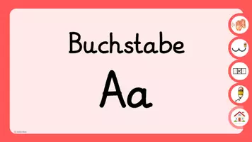 Vorschau - Präsentationen/Tafelbilder - Digitales Tafelbild- Buchstabeneinführung A - Seite 1