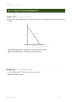 Vorschau - Arbeitsblätter - Mathematik Probeschularbeit 5. Klasse AHS – Trigonometrie, quadratische Gleichungen & Wiederholung mit Lösungen - Seite 2