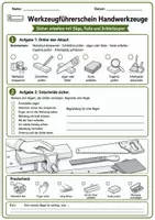 Vorschau - Arbeitsblätter - Werkzeugführerschein Handwerkzeuge: Säge, Feile und Schleifpapier - Seite 1