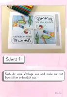 Vorschau - Mal- und Bastelvorlagen - Fächer basteln Sommer – 9 Vorlagen für die Sommerferien (Kunst Klasse 1–4) - Seite 3