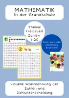 Vorschau - Arbeitsblätter - Zahlensuchsel (1-20) für Freiarbeit/Zahlenweg 1. Klasse - Deckblatt