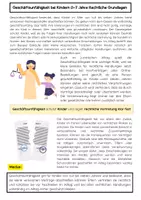 Vorschau - Arbeitsblätter - Die Geschäftsunfähigkeit (0-7 Jahre) Geschäftsfähigkeit - Seite 1