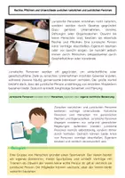 Vorschau - Arbeitsblätter - Natürliche und Juristische Personen Geschäftsfähigkeit - Seite 2