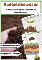 Vorschau - Arbeitsblätter - Boden Materialpaket: Bodenlebewesen, Bodenarten & Nährstoffkreislauf, - Seite 1