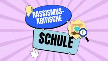Vorschau - Präsentationen/Tafelbilder - Pädagogischer Tag "Rassimuskritische Schule" - Deckblatt