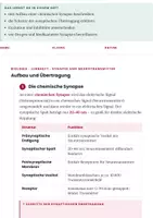 Vorschau - Arbeitsblätter - Synapse & Neurotransmitter – Biologie Lernheft - Seite 2