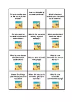Vorschau - Spiele - Conversation Cards Summer Holidays / Past Simple - Seite 2