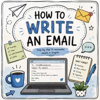 Vorschau - Arbeitsblätter - How to Write an Email Merkblatt und Übungsblatt - Deckblatt