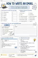 Vorschau - Arbeitsblätter - How to Write an Email Merkblatt und Übungsblatt - Seite 2
