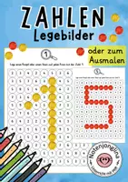 Vorschau - Arbeitsblätter - Zahlen Legebilder für Muggelsteine / Knöpfen Ziffern legen Zahleinführung - Deckblatt