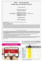 Vorschau - Unterrichtsreihen - Glück hat viele Gesichter! | Ethik, Religion, Deutsch, Kunst, Grundschule, Förderschule, Sekundarstufe I, Klasse 2–10 | Legestern, Montessori, Gefühle, Sinn des Lebens, fächerübergreifend - Seite 1